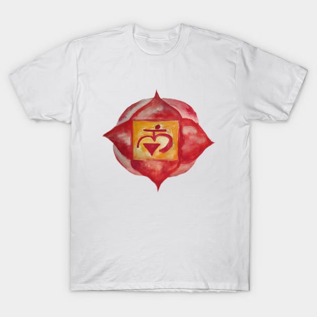 Muladhara Chakra T-Shirt by Manitarka